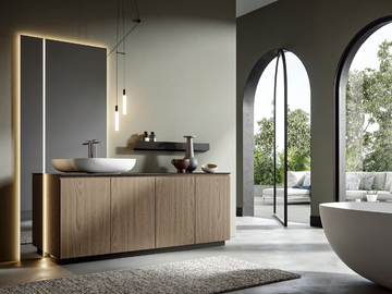 GIU 9001 - Floor-standing vanity unit by Edoné by Agorà - view 2